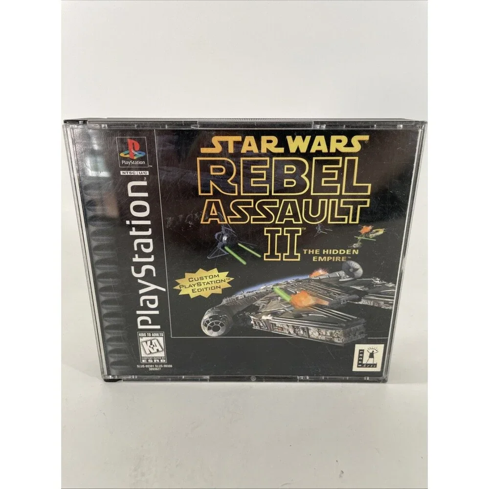 Star Wars: Rebel Assault II 2 (PlayStation 1 PS1) CIB Complete - Untested